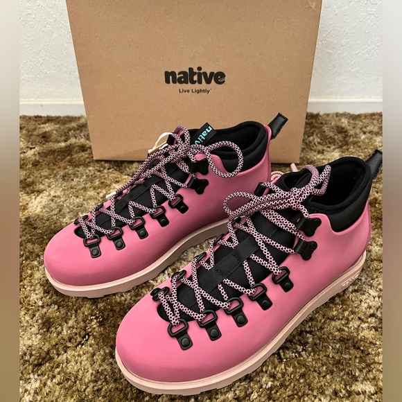 Native pink boots Fitzsimmons Citylite Bloom W Size 9 - Picture 3 of 6
